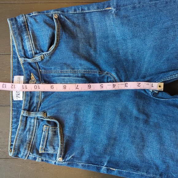 Zara High-Rise Sculpt jeans blue size 4 - Picture 5 of 6